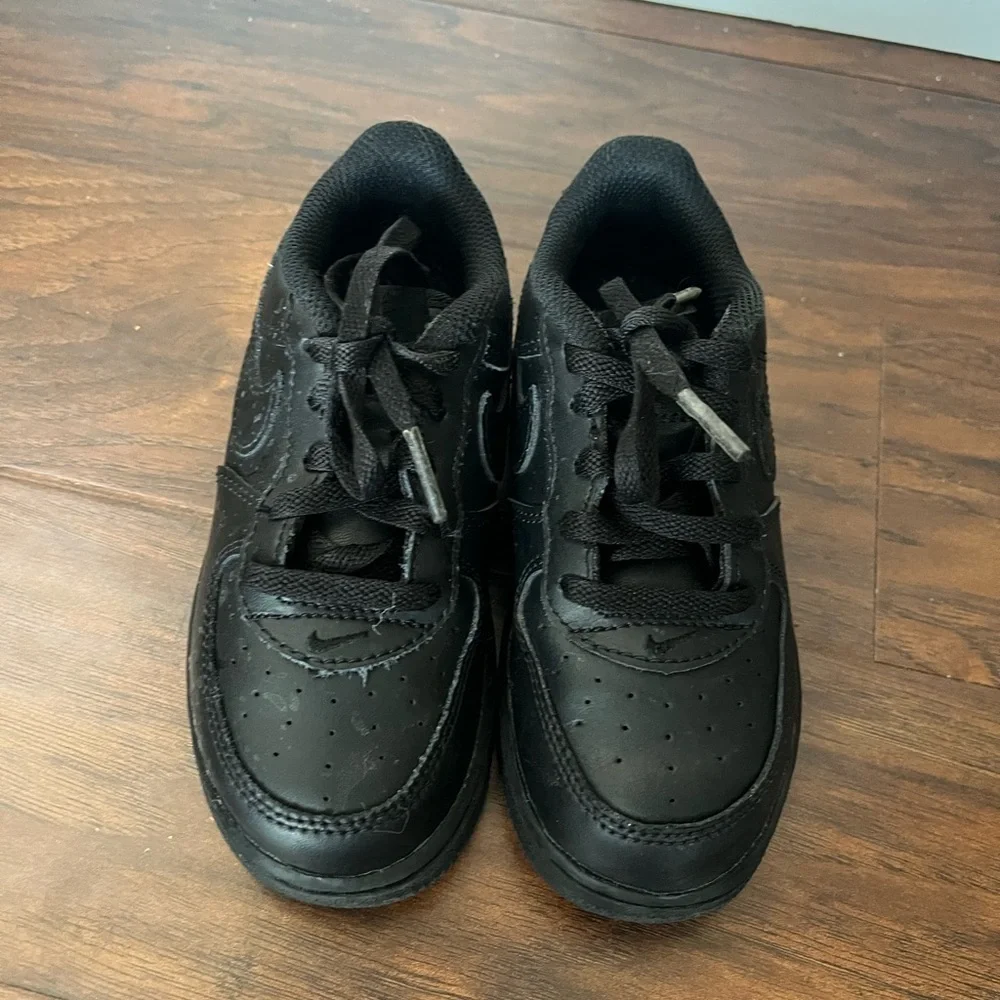 Nike Air Force 1 Black Sneakers -Size 10